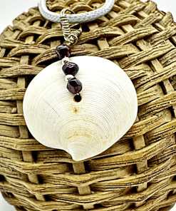 Alternative view of Deep Thoughts Shell Necklace
