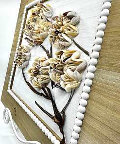 Alternative view of Coquina Garden Seashell Art