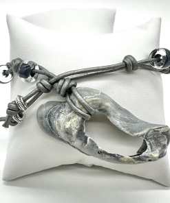 Knotted Oyster Shell Bracelet