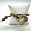 Knotty Oyster Shell Bracelet