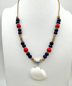 Liberty 3 Clam Shell Necklace