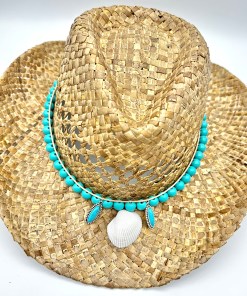 Coastal Cowgirl Turquoise Hat