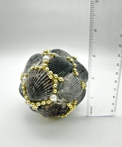 Alternative view of Dark Scallop Shell Decorative Orb 2