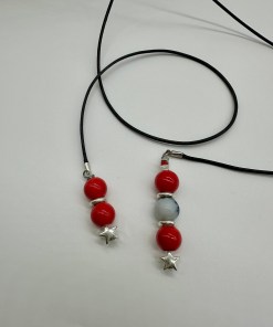 Alternative view of Silver Oyster Shell Lariat